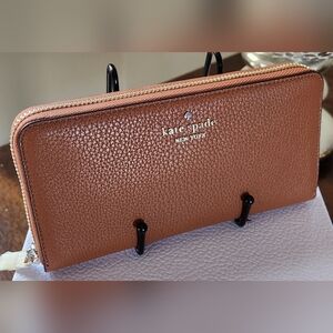 KATE SPADE Large Continental Leather Wallet NWT